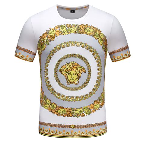 mens red versace t shirt|1st copy Versace shirt men.